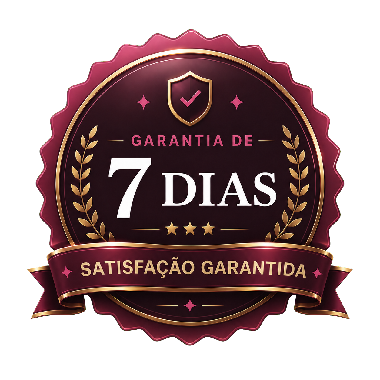 Garantia de 7 dias — satisfação garantida